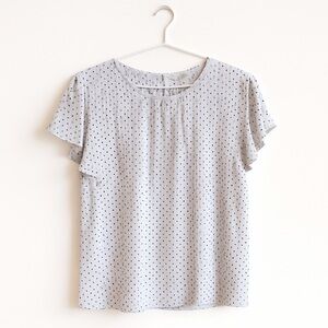 Philosophy Blouse with Black Dots Pink Label